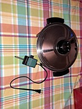 Vintage Liquid Core Electric Skillet Pan 11โ Stainless Steel E19762 Made In USA