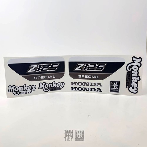 Decals Stickers HONDA air filter cover Monkey 125 cc Z125 minibike - Picture 5 of 11