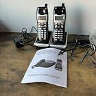 Ge 5.8 Ghz Edge Dual Handset Model 25982 - 2 Phones + 2 Docks - 1 New 1 Used