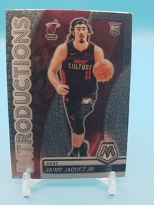 2023-24 Panini Mosaic Jaime Jaquez Jr Introductions Silver Mosaic Prizm #17 RC