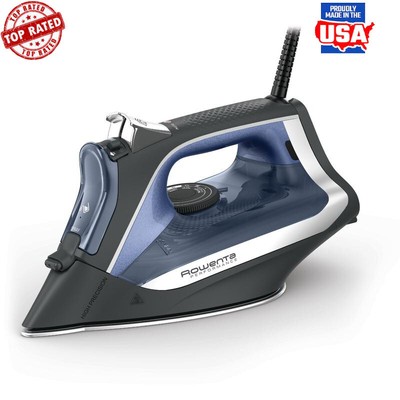 Powerful Steam Iron W/ Microsteam Technology 1725W Easy Refill Vertical Steaming
