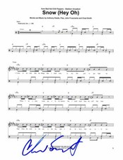 CHAD SMITH SIGNED AUTOGRAPH SNOW (HEY OH) SHEET MUSIC RED HOT CHILI PEPPERS RARE