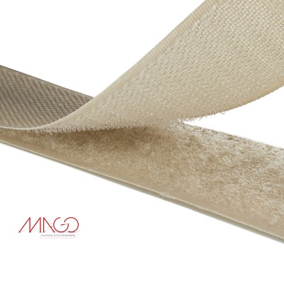 1 m Klettverschluss Klettband 20 bis 100mm  Haken+Flausch zum Aufnähen farbwahl