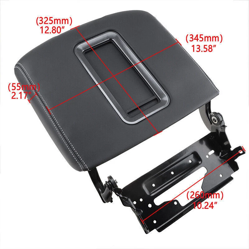 US Fits Chevrolet GMC 2015-2019 Tahoe Yukon Suburban Center Console Armrest Lid - Imagem 3 de 4
