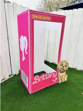 Doll photo booth, popular pink doll, birthday girls, barbie inspiration