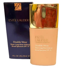 Estee Lauder Double Wear Sheer Long Wear Makeup  -  3N2 Wheat NIB