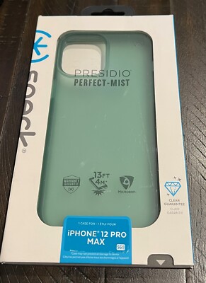 Speck Presidio Perfect-Mist iPhone 12 Pro Max (6.7'') Case Fern Green