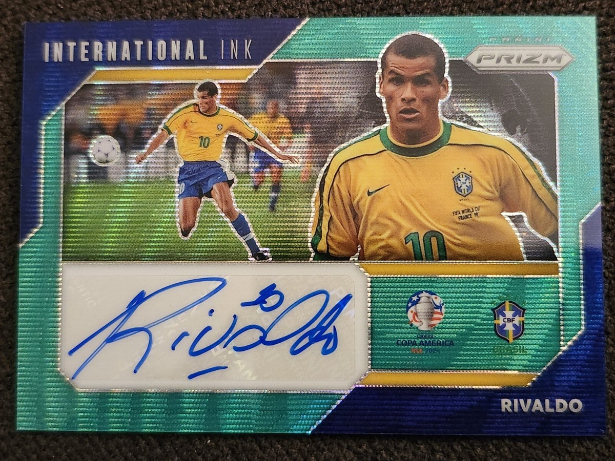 RIVALDO 2024 Panini Prizm Copa America INTERNATIONAL INK AUTO