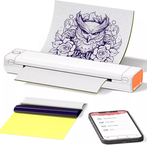 Phomemo M08F Tattoo Stencil A4Drucker Tattoo Transfer Drucker Thermal Stencil - Photo 16/19