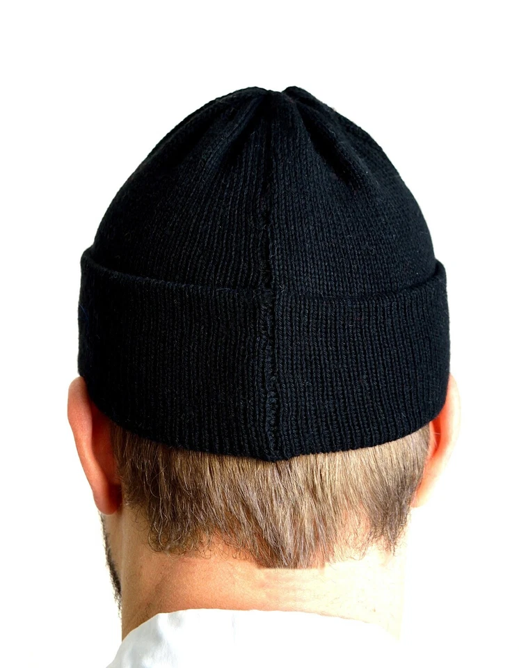 Gorro corto hecho a mano 100 % cachemir para hombre Foto 4 de 4
