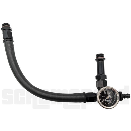 Holley Sniper Stealth EFI 4150 EFI dual inlet fuel line with gauge eBay