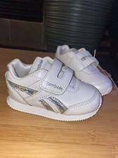 White Reebok Royal Cljog 2 KC. brand new without box. size 5 toddler. slip on.