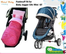 baby jogger city mini gt charcoal denim footmuff