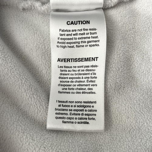 Mountain Hardwear Jacket Womens Large White Sherpa Full Zip Hooded Pocket Fuzzy - Picture 11 of 13