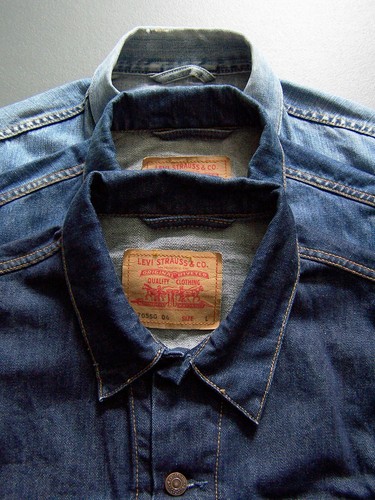 Chaquetas de camionero Levis 70550 para hombre XS pequeñas medianas grandes extra XL XXL de colección - Imagen 3 de 12