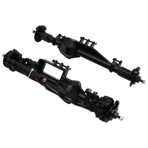 Front Rear Axle 38T/13T Bevel Gear Rotor Caliper for 1/10 Rock Axial ...