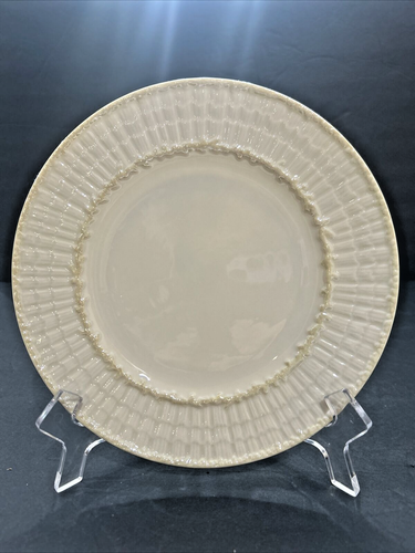 Belleek Limpet with Yellow Salad Plate 3rd Black Mark Irish Vintage ~ EXCELLENT