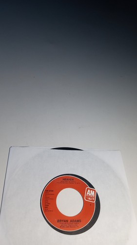 Bryan Adams - Heaven - 45 Record And Picture Sleeve 1983 Original - Picture 3 of 4