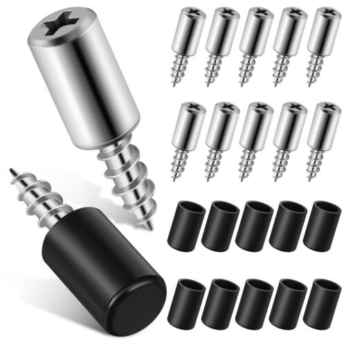 20pcs Shelf Screws Pins Shelf Support Pegs Bookshelf Pegs Self Tapping Shelf