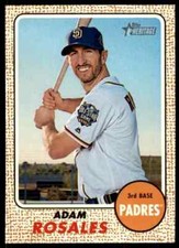 2017 Topps Heritage Adam Rosales #81 San Diego Padres