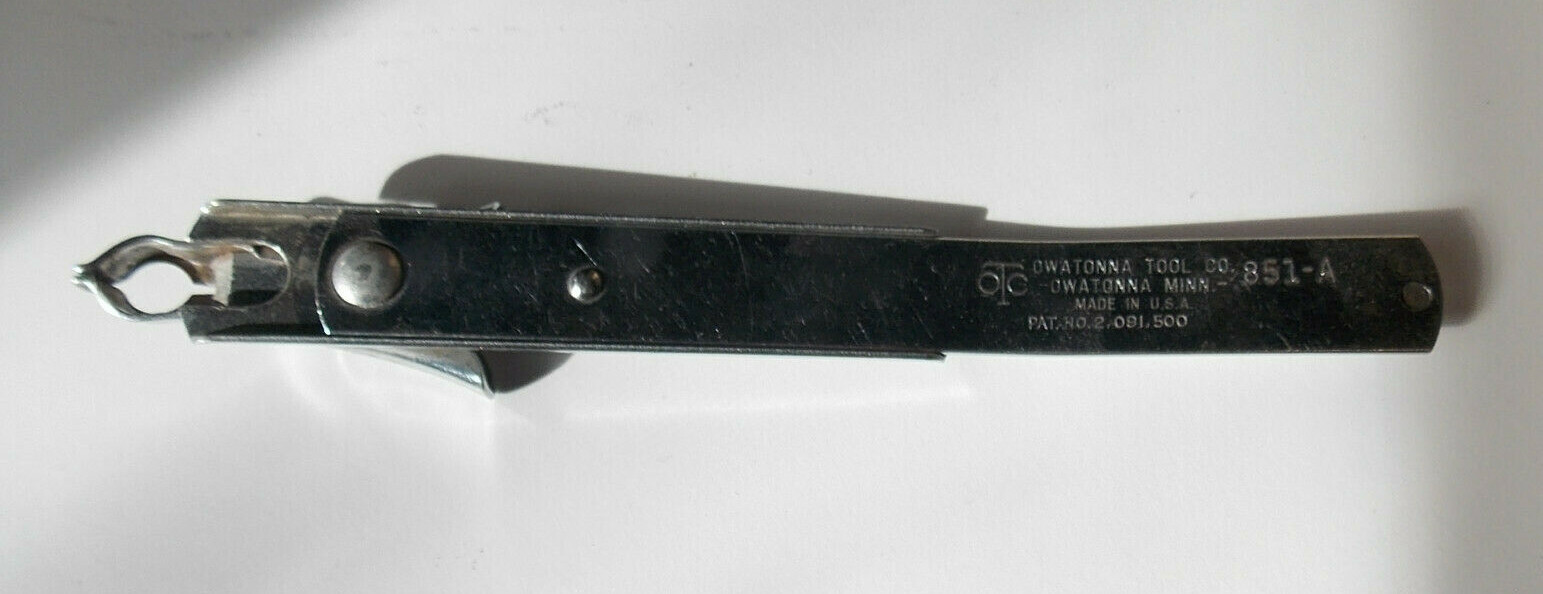 OTC 851A Valve Spring Retainer Tool PAT. NO. 2,091,500 Ford V8 Engine