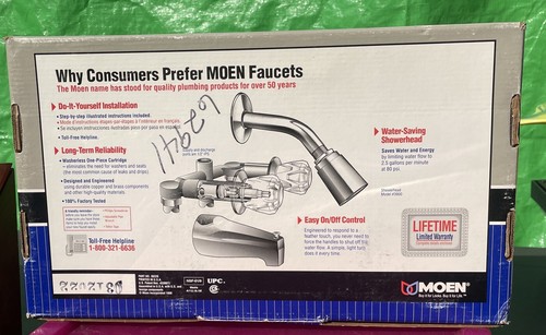 Moen 82419 Two-Handle Tub/Shower Combination Faucet - Bild 3 von 3