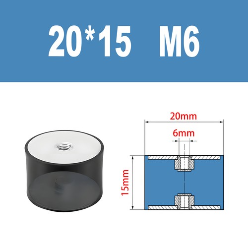 Gummipuffer Typ E Silentblock Schwingungsdämpfer Gewinde M3 - 12 Anschlagpuffer - Bild 13 von 48