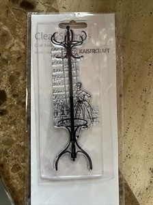 new  kaisercraft clear coat rack stamp 5”