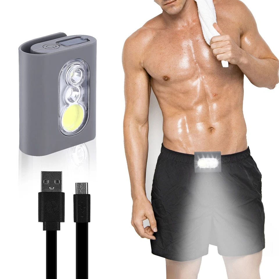 WEST BIKING Sports Jogging Night Running Light USB Charge LED Magnetic Light - Image 4 of 4