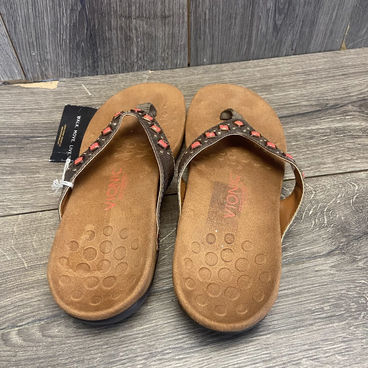 Vionic orange sale sandals