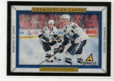 Martin St. Louis Steven Stamkos 10-11 Pinnacle Chemistry on Canvas TB Lightning