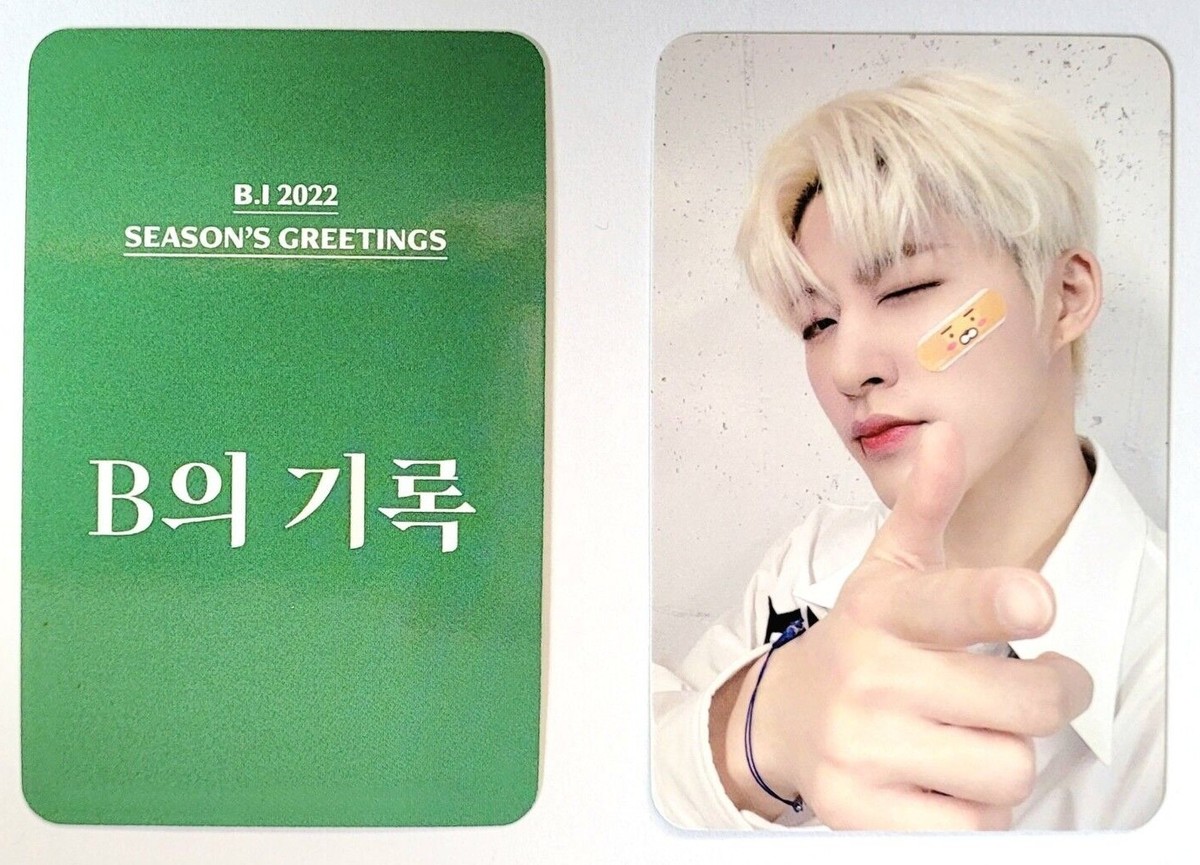 2022 SEASON'S GREETINGS -B.I. -N.FLYING -SF9 PHOTOCARD (select