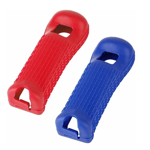 2X Silicone Skin Case Cover with Wrist Strap for Wii Remote Controller N672 - Picture 4 of 6