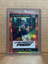Sam Huard 2024 Leaf Football 1/1 Pre Production Proof