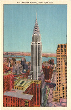 Postcard New York City - Chrysler Building