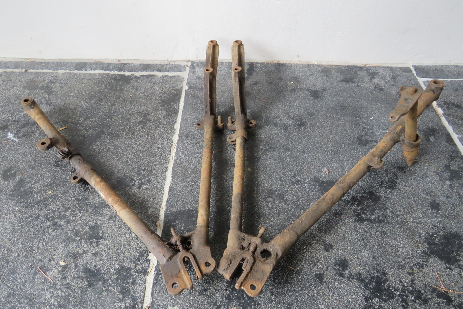 ROYAL ENFIELD RIGID VINTAGE MOTORCYCLE FRAME PARTS eBay