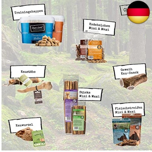 Chewies Kau-Knochen Hunde-Spielzeug aus Kaffeeholz, 100% natürliches - Bild 7 von 7