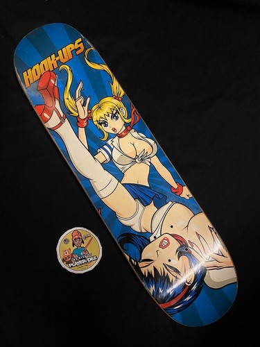 SUPER RARE Fighting School Girls OG Hookups Skateboard Deck Jeremy Klein Vintage - Picture 2 of 7