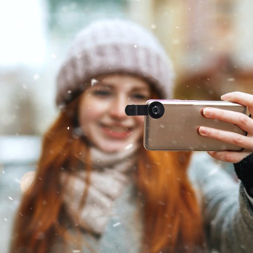 Wide Angle Lens Cellphone Clip On Cell Phone Lens Kit 3 1 Phone Camera Lens - 第 2/12 張圖片