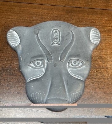 Egyptian Leopard Clay Sculpture Wall Mask Goddess Sekhmet Lioness MUSEUM REPRO