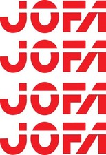 (2) Pair) JOFA Helmet Hockey Die Cut Decal Stickers Choose Colors P149