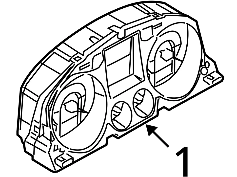 2009 Volkswagen Cc Speedometer Instrument Cluster Gauges 3c8920 970f LFBZ8 - Image 4 of 4