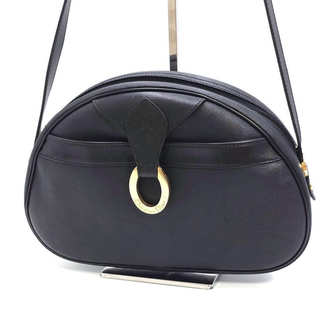 Dior Black PVC Shoulder Bag Authentic F07272054
