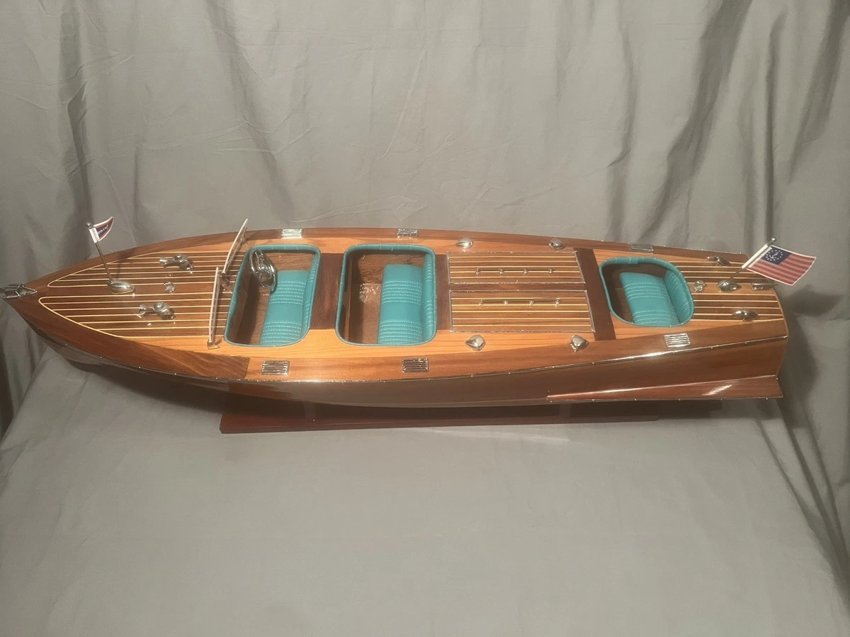 木制快艇古董模型船| eBay