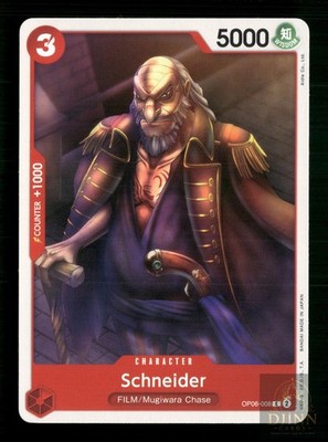 SCHNEIDER OP06-008 C ONE PIECE NM/M