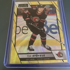 2023-24 OPC Platinum Neon Yellow Surge #186 Tim Stutzle 