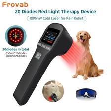 880mW Cold Laser Therapy 808nm LLLT Device Class 4 Veterinary Laser for Dogs/Cat