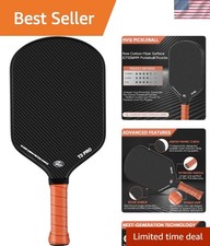 Ultimate 3K Carbon Abrasion Pickleball Paddle with Comfortable Grip Durability