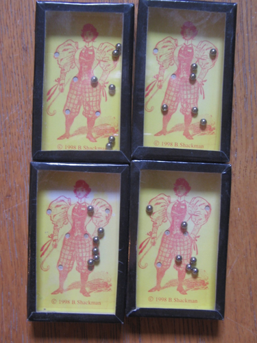 25 Vtg Antique Dexterity Games- Puzzles Toys One Lot + 5 orig. cards - Foto 7 di 16