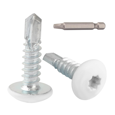 #ad Enclosed Trailer Screws Self Tapping White 100 Pack#10 X 3 4 Inch Self Drillin $21.75